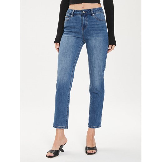 Morgan Jeansy 241-PSILVY Niebieski Straight Fit ze sklepu MODIVO w kategorii Jeansy damskie - zdjęcie 182599401