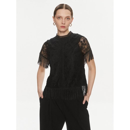 YAS Bluzka 26032322 Czarny Regular Fit ze sklepu MODIVO w kategorii Bluzki damskie - zdjęcie 182599440