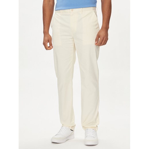 Tommy Hilfiger Chinosy Denton MW0MW25964 Écru Straight Fit ze sklepu MODIVO w kategorii Spodnie męskie - zdjęcie 182599482