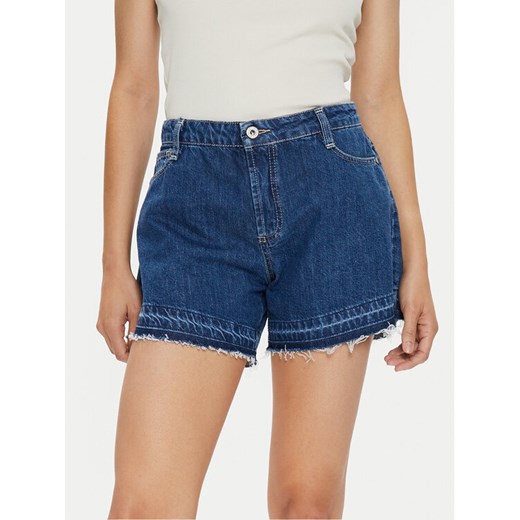 Please Szorty jeansowe D0KHEH0NPF Granatowy Relaxed Fit ze sklepu MODIVO w kategorii Szorty - zdjęcie 182599514