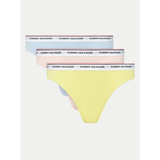 Tommy Hilfiger Komplet 3 par fig klasycznych UW0UW04895 Kolorowy ze sklepu MODIVO w kategorii Majtki damskie - zdjęcie 182599520