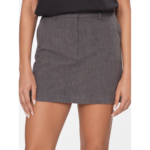 JDY Spódnica mini Sabina 15312394 Szary Regular Fit ze sklepu MODIVO w kategorii Spódnice - zdjęcie 182599531