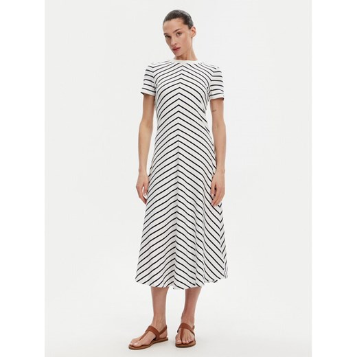 Tommy Hilfiger Sukienka codzienna WW0WW44547 Biały Regular Fit ze sklepu MODIVO w kategorii Sukienki - zdjęcie 182599684