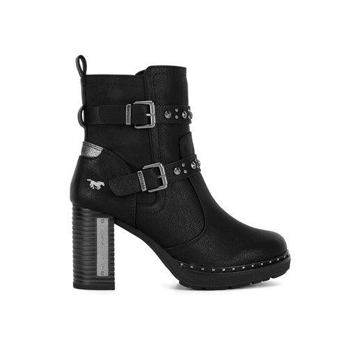 Mustang Botki 1336-512 Czarny ze sklepu MODIVO w kategorii Botki - zdjęcie 182599712