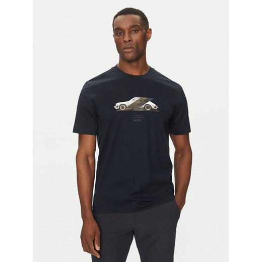 BOSS T-Shirt C-Thompson 71_PS 50531455 Granatowy Regular Fit ze sklepu MODIVO w kategorii T-shirty męskie - zdjęcie 182599743