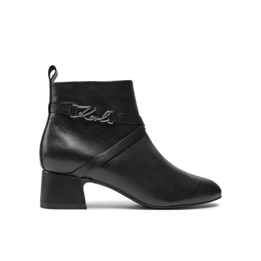 KARL LAGERFELD Botki KL30354 Czarny ze sklepu MODIVO w kategorii Botki - zdjęcie 182599790
