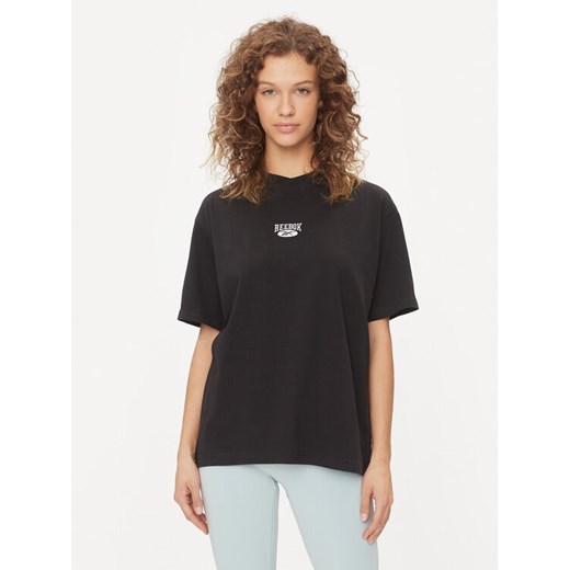 Reebok T-Shirt Classics IL4642 Czarny Relaxed Fit ze sklepu MODIVO w kategorii Bluzki damskie - zdjęcie 182599801