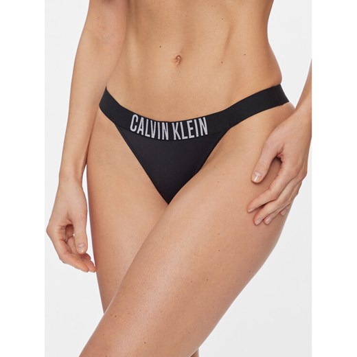 Calvin Klein Swimwear Dół od bikini Brazilian KW0KW01984 Czarny ze sklepu MODIVO w kategorii Stroje kąpielowe - zdjęcie 182599812