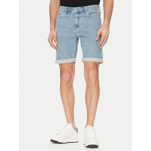 Karl Lagerfeld Jeans Szorty jeansowe A2M10129 Niebieski Slim Fit ze sklepu MODIVO w kategorii Spodenki męskie - zdjęcie 182599834
