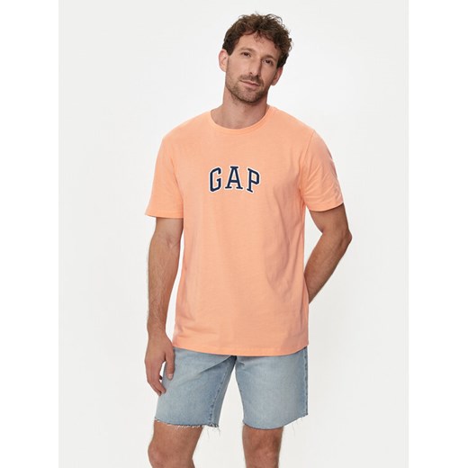 Gap T-Shirt 570044-06 Pomarańczowy Regular Fit ze sklepu MODIVO w kategorii T-shirty męskie - zdjęcie 182599840