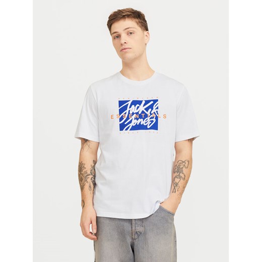 Jack&Jones T-Shirt Colton 12268439 Biały Standard Fit ze sklepu MODIVO w kategorii T-shirty męskie - zdjęcie 182599911