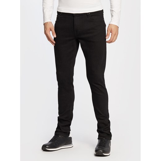 Guess Jeansy Miami M2YAN1 D4Q51 Czarny Skinny Fit ze sklepu MODIVO w kategorii Jeansy męskie - zdjęcie 182600041