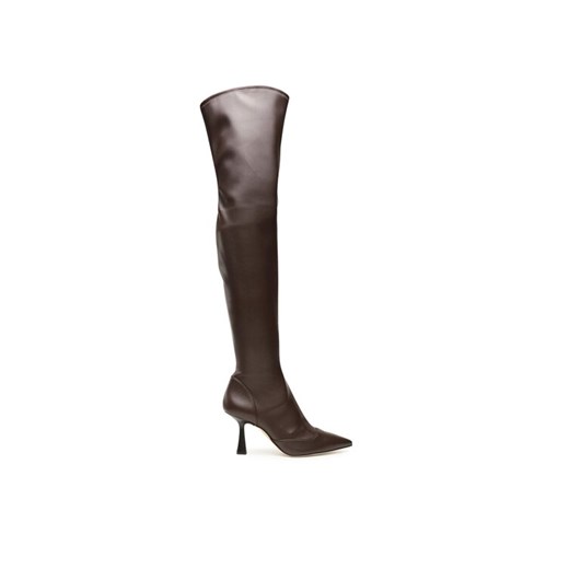 MICHAEL Michael Kors Muszkieterki Clara Boot 40F3CLMB5L Brązowy ze sklepu MODIVO w kategorii Kozaki damskie - zdjęcie 182600054