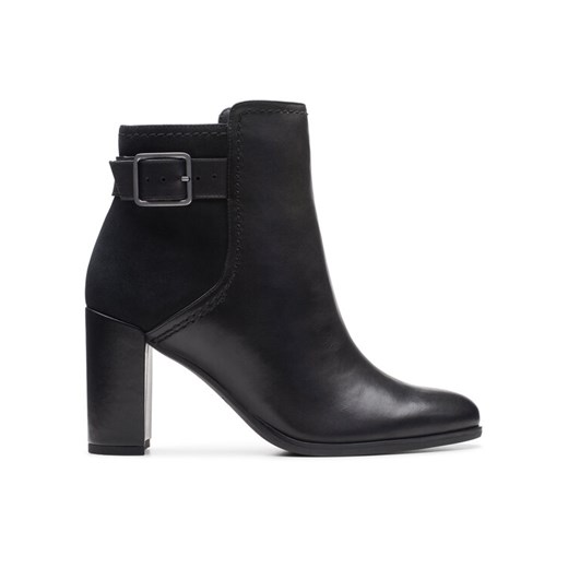 Clarks Botki Freva 85 Buckle 26174749 Czarny ze sklepu MODIVO w kategorii Botki - zdjęcie 182600070