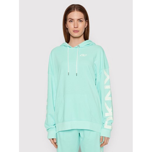 DKNY Sport Bluza DP1T8461 Zielony Relaxed Fit ze sklepu MODIVO w kategorii Bluzy damskie - zdjęcie 182600090