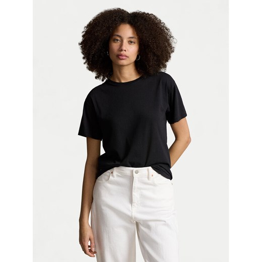 Polo Ralph Lauren T-Shirt 211891561003 Czarny Relaxed Fit ze sklepu MODIVO w kategorii Bluzki damskie - zdjęcie 182600110
