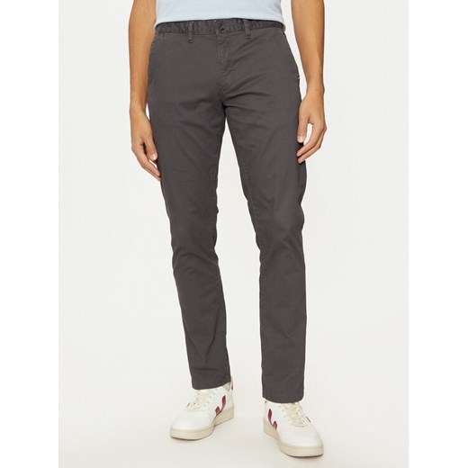 U.S. Polo Assn. Chinosy MUP3346 Szary Slim Fit ze sklepu MODIVO w kategorii Spodnie męskie - zdjęcie 182600131