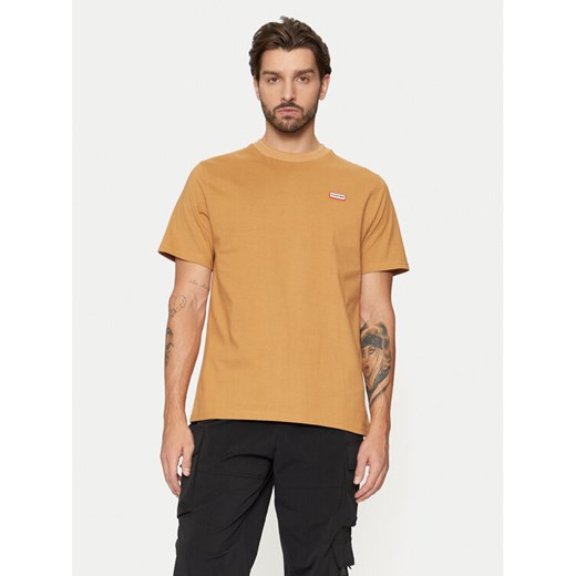 Hunter T-Shirt Alvin HARM0039242 Brązowy Regular Fit ze sklepu MODIVO w kategorii T-shirty męskie - zdjęcie 182600191