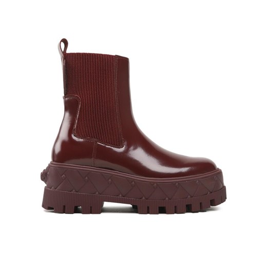 Kurt Geiger Botki London Chelsea 9353754109 Bordowy ze sklepu MODIVO w kategorii Botki - zdjęcie 182600203