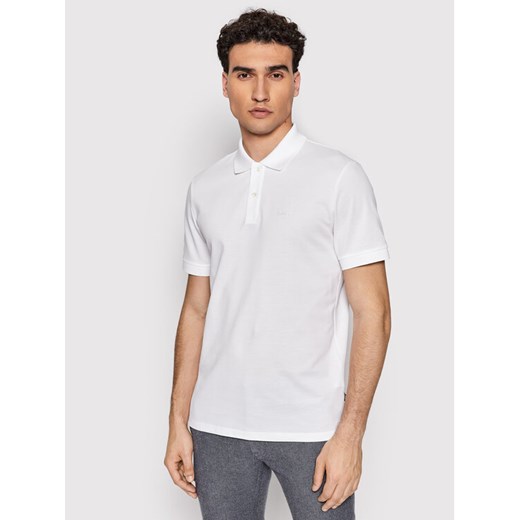 Boss Polo Pallas 50468362 Biały Regular Fit ze sklepu MODIVO w kategorii T-shirty męskie - zdjęcie 182600231