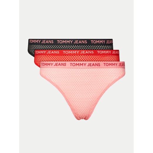 Tommy Hilfiger Komplet 3 par stringów UW0UW05010 Kolorowy ze sklepu MODIVO w kategorii Majtki damskie - zdjęcie 182600240