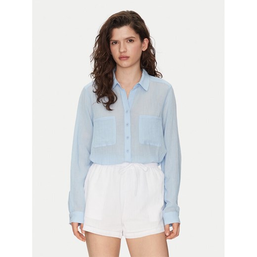 Seafolly Koszula Breeze 54795-TO Błękitny Regular Fit ze sklepu MODIVO w kategorii Koszule damskie - zdjęcie 182600271
