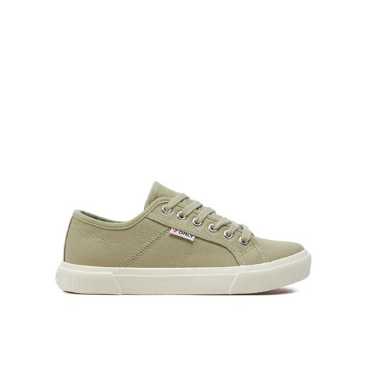 ONLY Shoes Sneakersy Nicola 15318098 Zielony ze sklepu MODIVO w kategorii Trampki damskie - zdjęcie 182600342