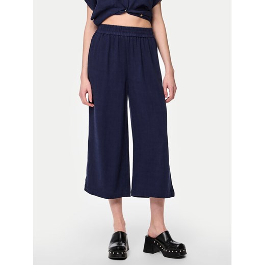 Pieces Kuloty Vinsty 17124361 Granatowy Wide Leg ze sklepu MODIVO w kategorii Spodnie damskie - zdjęcie 182600352