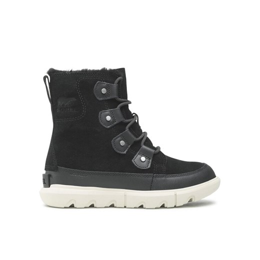 Sorel Śniegowce Explorel II Joan Faux Fur Wp NC4462-010 Czarny ze sklepu MODIVO w kategorii Śniegowce damskie - zdjęcie 182600391