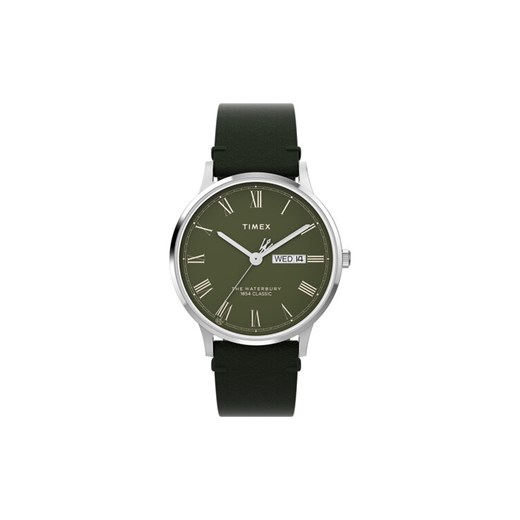Timex Zegarek Waterbury Classic TW2W50500 Zielony ze sklepu MODIVO w kategorii Zegarki - zdjęcie 182600400