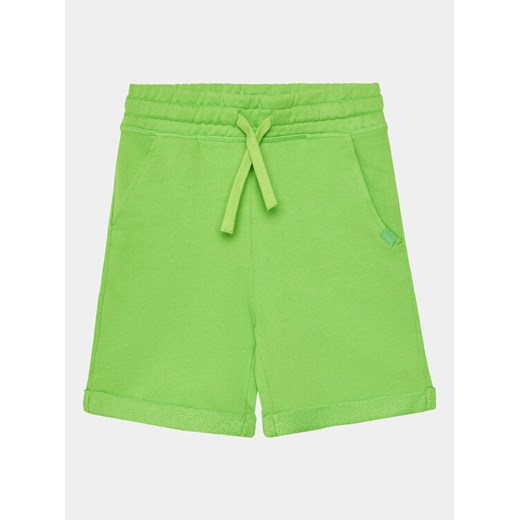 United Colors Of Benetton Szorty sportowe 3J68C901G Zielony Regular Fit ze sklepu MODIVO w kategorii Spodenki chłopięce - zdjęcie 182600404