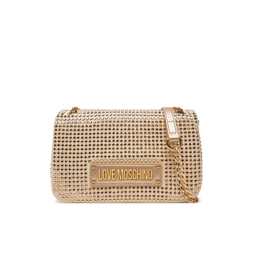 LOVE MOSCHINO Torebka JC4136PP1MLL196A Złoty ze sklepu MODIVO w kategorii Kopertówki - zdjęcie 182600543