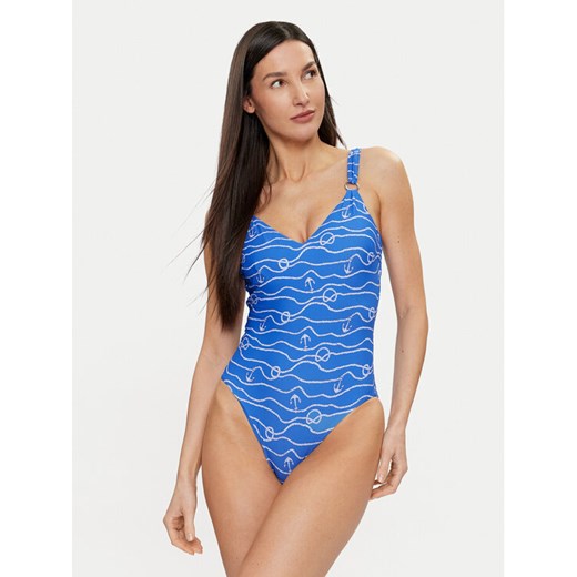 Seafolly Strój kąpielowy 11151DD134 Niebieski ze sklepu MODIVO w kategorii Stroje kąpielowe - zdjęcie 182600581