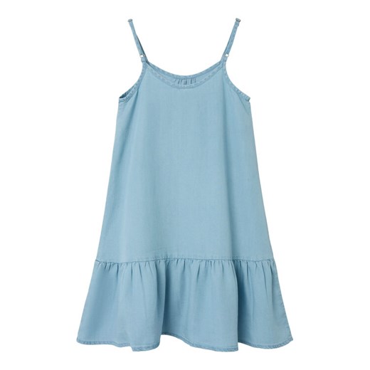 NAME IT Sukienka letnia Malia 13240271 Niebieski Loose Fit ze sklepu MODIVO w kategorii Sukienki dziewczęce - zdjęcie 182600624