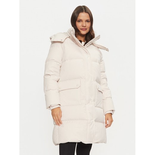 Guess Kurtka puchowa Beliksa W4BL0B WGJR2 Beżowy Regular Fit ze sklepu MODIVO w kategorii Kurtki damskie - zdjęcie 182600633
