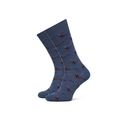 Barbour Skarpety Wysokie Męskie Mavin Pheasant MSO0068BU74 Niebieski ze sklepu MODIVO w kategorii Skarpetki męskie - zdjęcie 182600650
