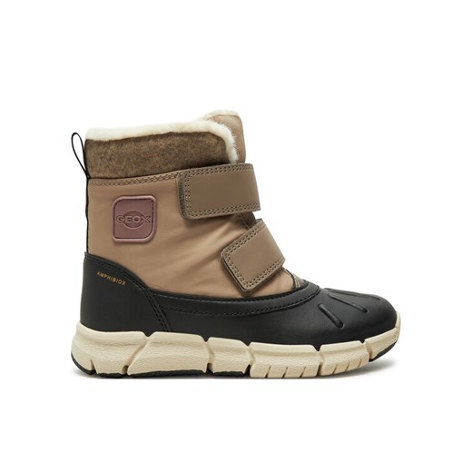 Geox Śniegowce J Flexyper Girl B Ab J46APC 054FU C0533 M Beżowy ze sklepu MODIVO w kategorii Buty zimowe dziecięce - zdjęcie 182600711