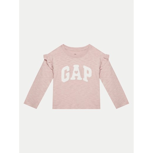 Gap Bluzka 626254 Różowy Regular Fit ze sklepu MODIVO w kategorii Bluzki dziewczęce - zdjęcie 182600754
