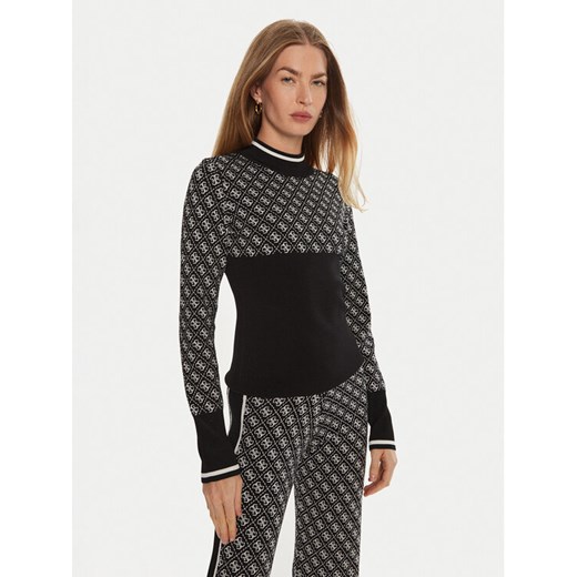Guess Sweter W3BR81 Z37K0 Czarny Slim Fit ze sklepu MODIVO w kategorii Swetry damskie - zdjęcie 182600763