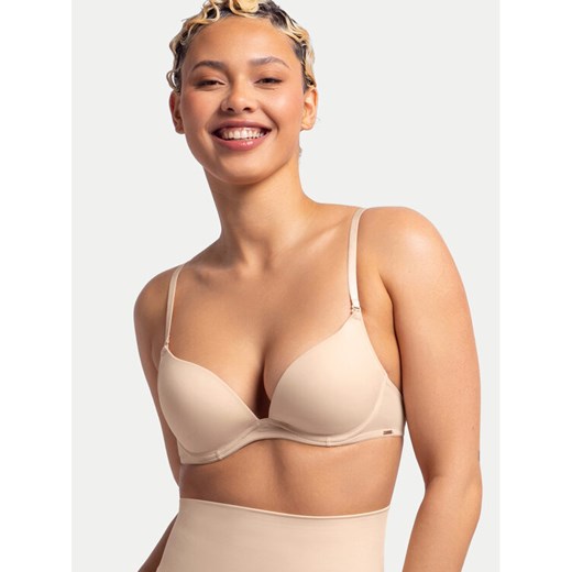 Dorina Biustonosz push-up Michelle FXPG0042MI121 Beżowy ze sklepu MODIVO w kategorii Biustonosze - zdjęcie 182600784