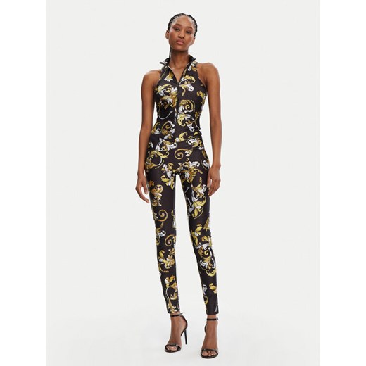 Versace Jeans Couture Kombinezon 78HAN003 Czarny Slim Fit ze sklepu MODIVO w kategorii Kombinezony damskie - zdjęcie 182600791