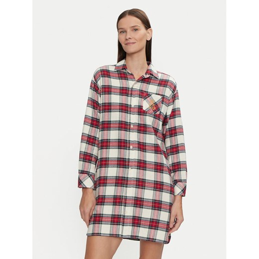 LAUREN RALPH LAUREN Koszula nocna ILN32374 Beżowy ze sklepu MODIVO w kategorii Koszule nocne - zdjęcie 182600800