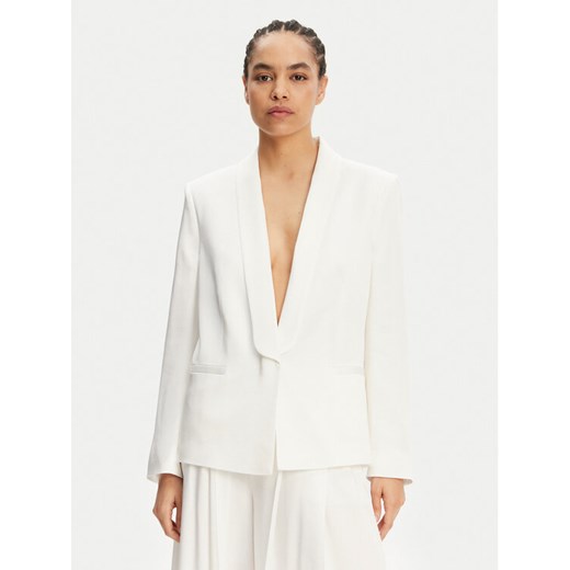 BOSS Marynarka Janka3 50537473 Biały Regular Fit ze sklepu MODIVO w kategorii Marynarki damskie - zdjęcie 182600830