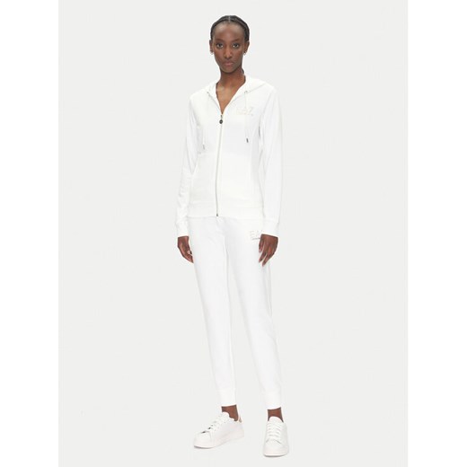 EA7 Emporio Armani Dres 8NTV51 TJ9RZ U0005 Biały Regular Fit ze sklepu MODIVO w kategorii Dresy damskie - zdjęcie 182600862
