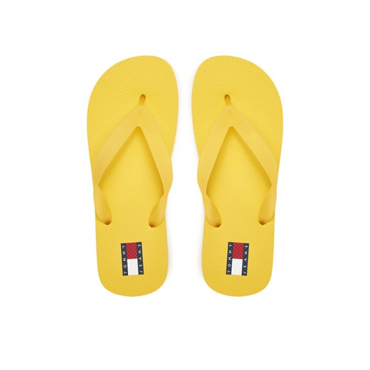 Tommy Jeans Japonki Tjw Logo Flip Flop EN0EN02447 Żółty ze sklepu MODIVO w kategorii Klapki damskie - zdjęcie 182600870