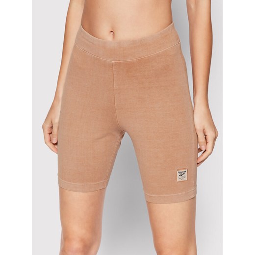 Reebok Szorty sportowe Classics Natural Dye H49237 Różowy Slim Fit ze sklepu MODIVO w kategorii Szorty - zdjęcie 182600884