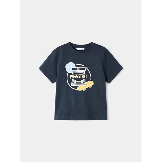 Mayoral T-Shirt 3012 Granatowy Regular Fit ze sklepu MODIVO w kategorii T-shirty chłopięce - zdjęcie 182600894