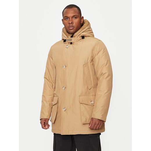 Woolrich Parka Arctic CFWOOU0483MRUT0001 Beżowy Regular Fit ze sklepu MODIVO w kategorii Parki męskie - zdjęcie 182600914