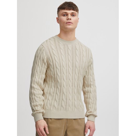 Solid Sweter 21107899 Beżowy Regular Fit ze sklepu MODIVO w kategorii Swetry męskie - zdjęcie 182600950