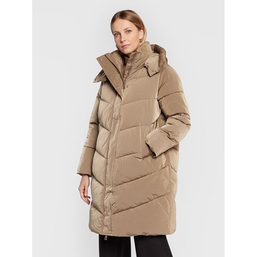 Calvin Klein Kurtka zimowa Modern K20K204690 Beżowy Regular Fit ze sklepu MODIVO w kategorii Kurtki damskie - zdjęcie 182600970